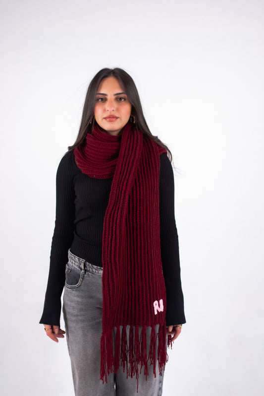 Burgundy Scarf