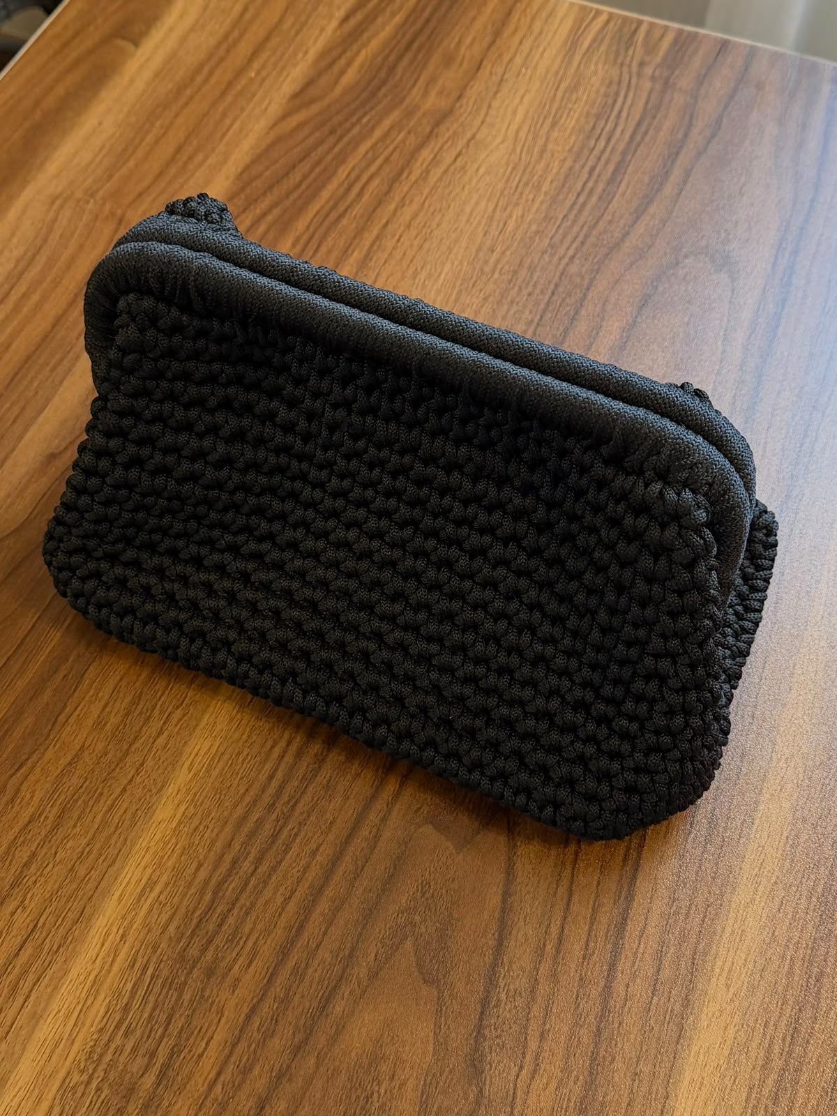 Large Bubbly Clutch Blue