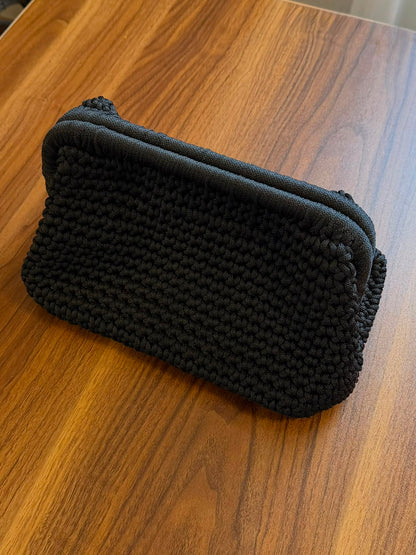 Large Bubbly Clutch Blue