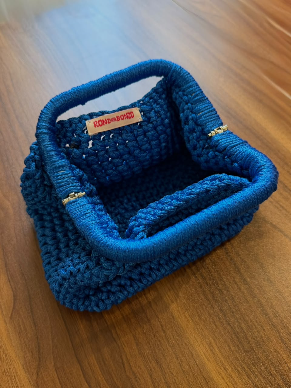 Small Bubbly Clutch Blue