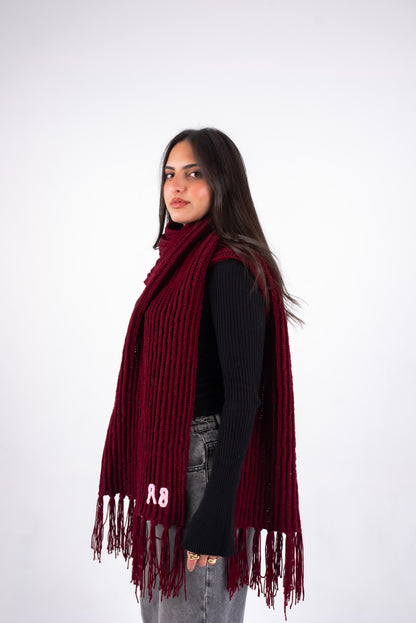 Burgundy Scarf