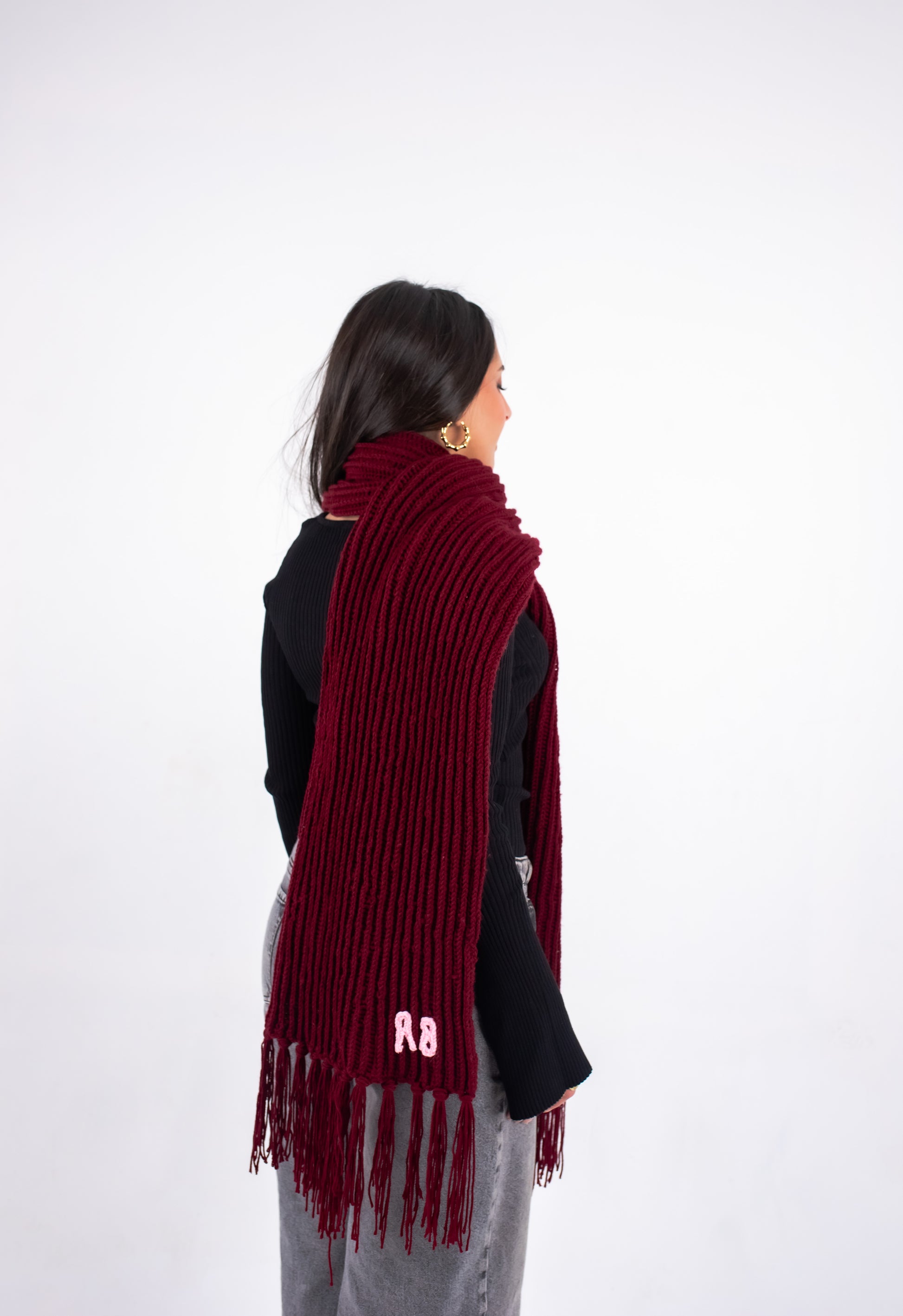 Burgundy Scarf